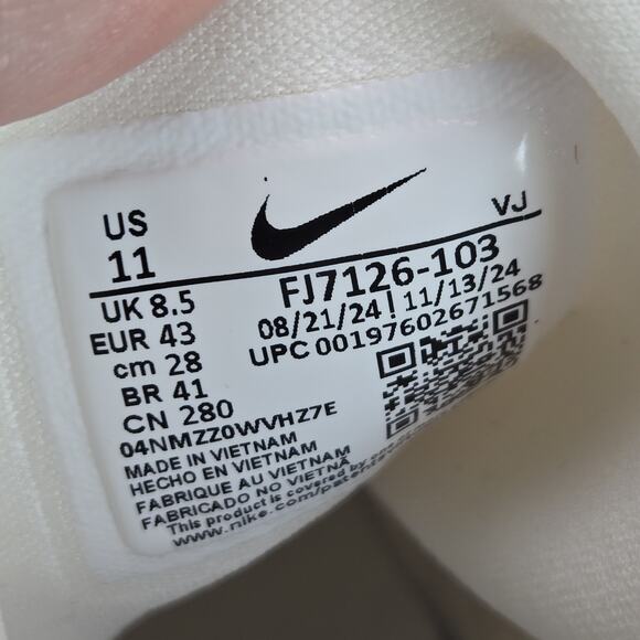 NEW Nike Free Metcon 6 Womens Size 11 Training Shoes Monarch White FJ7126-103 - Picture 10 of 12